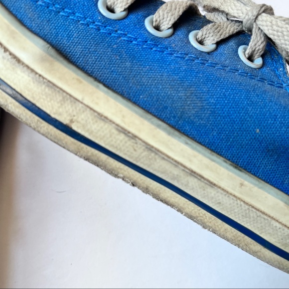 Converse Royal Blue Low Top All Star Chuck Taylor Size 7 - Picture 12 of 13
